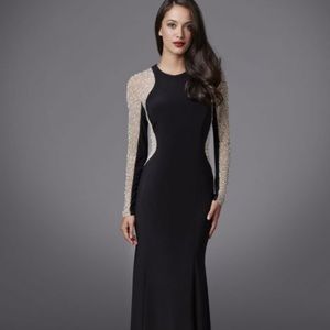 Black sequin gown/dress
